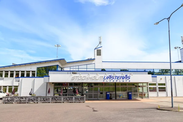 Vasteras, Suecia - 23 de junio de 2019: Aeropuerto de Estocolmo-Vasteras — Foto de Stock