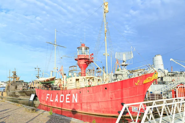 Готэм, Швеция - 25 июня 2019 года: LIGHTSHIP NO. 29 лет назад. Mar — стоковое фото