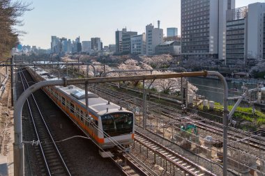 Sotobori Park boyunca dış hendek, Jr Chuo satırlı, Sobu-Line Yotsuya İstasyonu Iidabashi istasyonundan izleyen ünlü kiraz çiçekleri spot olduğunu.