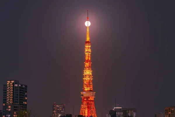 Wieża Tokyo Tokio Japonia Nowoczesne Landmark Tower — Zdjęcie stockowe