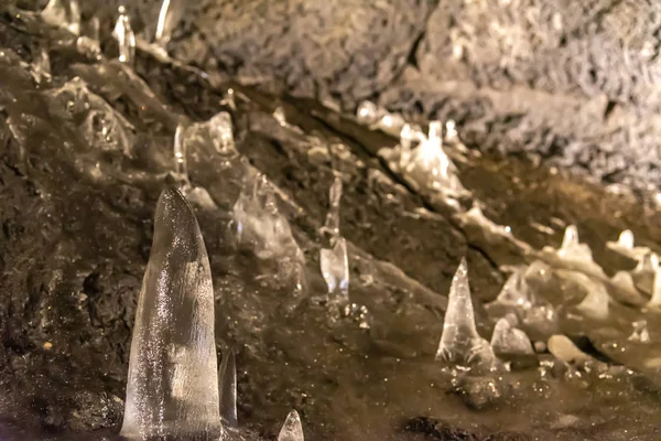 Windhöhle Eishöhle Fugaku Japan Die Fuji Fugaku Windhöhle Ist Vom — Stockfoto