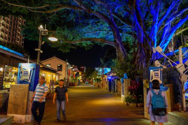 Tainan, Tayvan - 13 Nisan 2019: Planlı Kültür ve Yaratıcı Park. Güney Bölgesi, Tainan, Tayvan 'da çok amaçlı bir park. 
