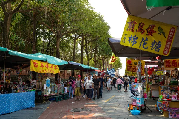 Tainan Tajwan Kwietnia 2019 Anping Old Street Yanping Street Historyczna — Zdjęcie stockowe