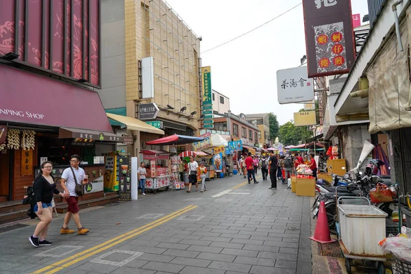 Tainan Taiwan April 2019 Anping Old Street Yanping Street Een — Stockfoto