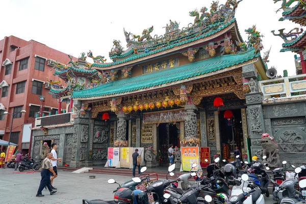 Tainan Taiwán Abril 2019 Templo Anping Tianhou También Conocido Como — Foto de Stock