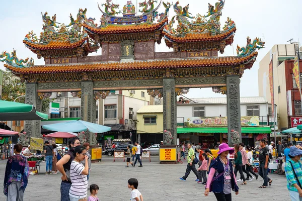 Tainan Tajwan Kwietnia 2019 Anping Tianhou Temple Znany Również Jako — Zdjęcie stockowe