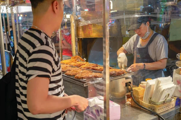 Ταϊνάν Ταϊβάν Απριλίου 2019 Νυχτερινή Αγορά Του Tainan Νυχτερινή Αγορά — Φωτογραφία Αρχείου