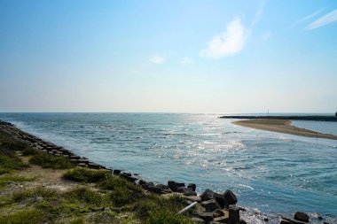 Luermen River Estuary (Natural Defense of the Capital) at Taijiang National Park, Tainan, Taiwan clipart