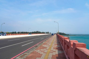Tainan, Tayvan - 11 Nisan 2019 : Taijiang Ulusal Parkı, Tainan, Tayvan