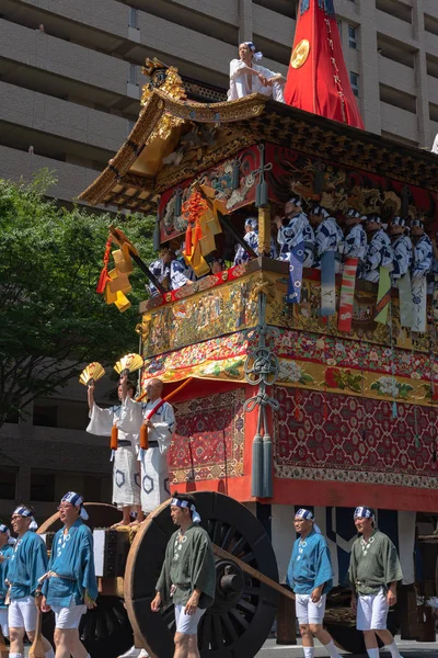 Kyoto Jepang Juli 2018 Festival Gion Matsuri Festival Paling Terkenal — Stok Foto