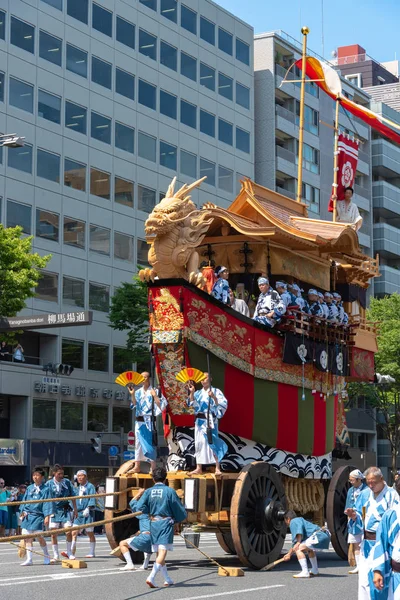 Kyoto Japan Juli 2018 Gion Matsuri Festival Die Berühmtesten Feste — Stockfoto