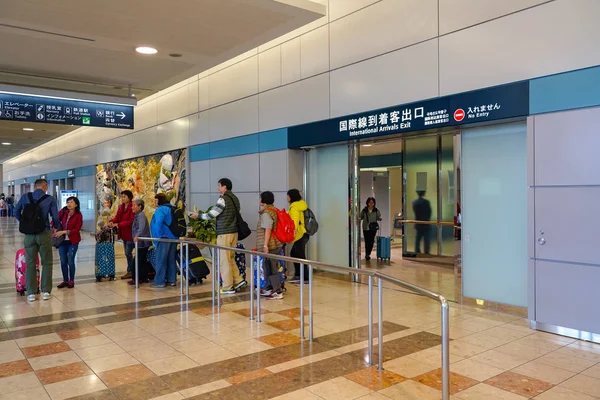 Vue de l'intérieur de l'aéroport de Sendai. Un aéroport international situé dans la ville de Natori, Miyagi, Japon - 22 avril 2019 — Photo