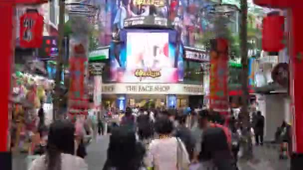 Тайбей Тайвань Червня 2019 Ходьба Вулиці Йде Ринок Денний Час — стокове відео