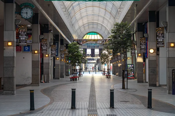 Utsikt Över Hapina Nakakecho Shopping Arcade Populär Största Shoppinggata Område — Stockfoto