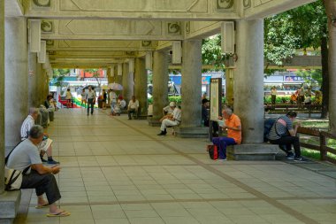 Yerel sakinleri Bangka Park (ayrıca Mangka, Mengjia ve Mengxia Park), Wanhua District bir park, yakındaki Taipei, Tayvan ünlü Lungshan Tapınağı dinlenme vardır. 05 Ağustos 2019