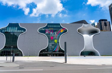 Taichung City, Tayvan - 15 Haziran 2020: Ulusal Taichung Tiyatrosu