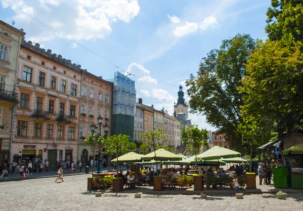 Nézd Egy Régi Európai Utcában Egy Kis Varázslatos Város — Stock Fotó