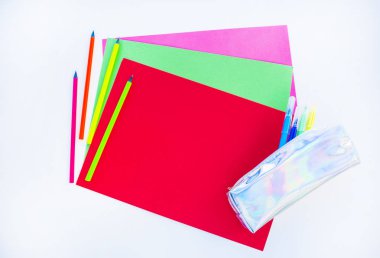 Kırtasiye seti. Okul konseptine dönelim..