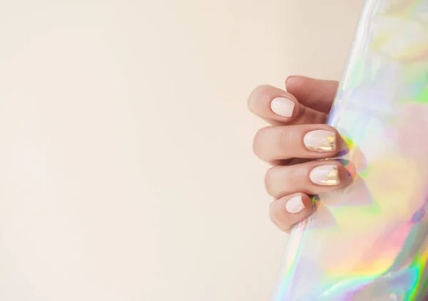 Concepto de manicura con copyspace . — Foto de Stock