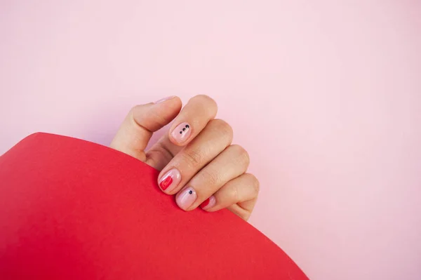 Concepto de manicura con copyspace . — Foto de Stock