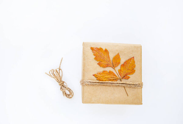 Giftbox isolated on white.