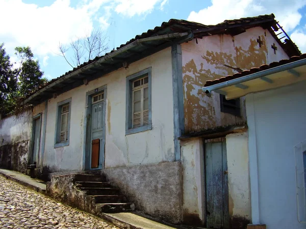 Kırsal Brezilya Minas Gerais Eyaleti Mariana Eski Korunmuş Sömürge Kasabasında Telifsiz Stok Fotoğraflar