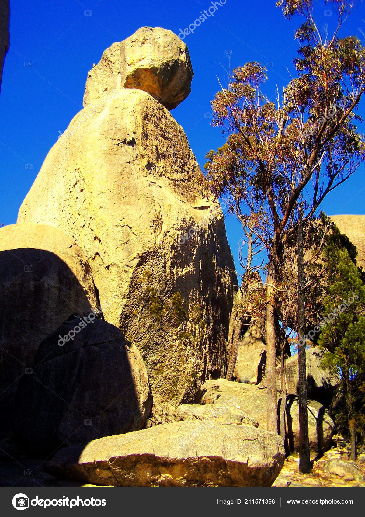 Rock Formation Known Sphinx Girraween National Park Southern Queensland ...