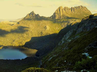 Magestic Cradle Mountain intasmania Avustralya bulunan