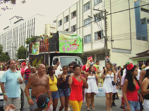 Florianopolis Ciy Center Santa Catarina Brasil 28Th Novenber 2009 Ludzie — Zdjęcie stockowe