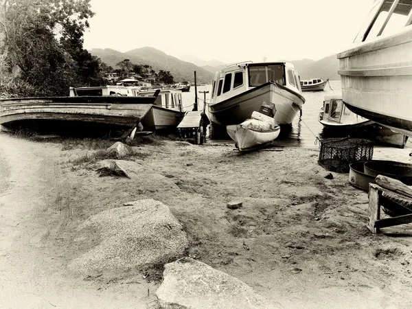The boat repair yard at  Lagoa  Florianopolis Brasil