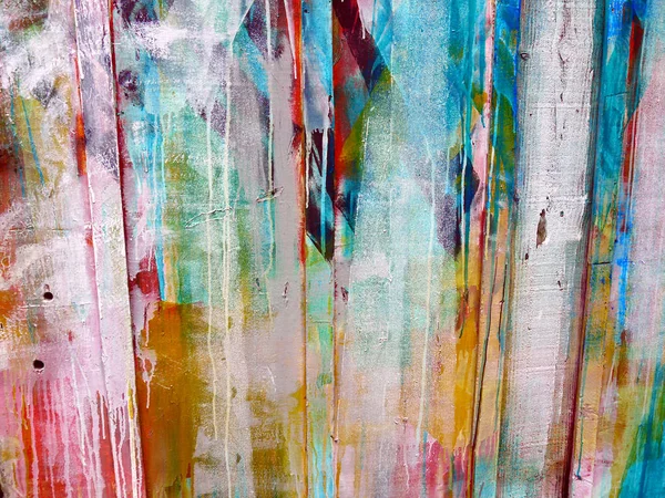 Fond Abstrait Peinture Surpulvériser Washout Sur Mur — Photo