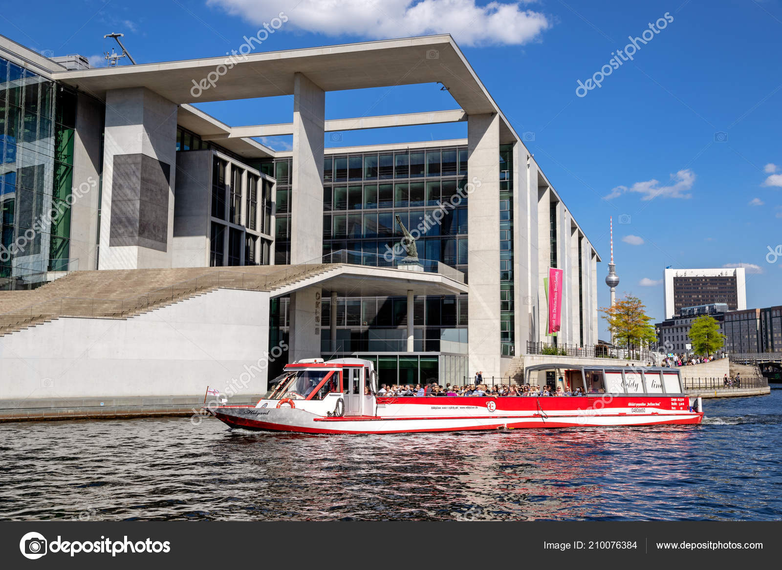 Berlin Germany Apr 2018 Boat Tour Front Marie Elisabeth Luders