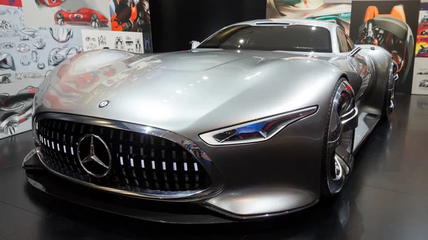 Франкфурт Німеччина Вересня 2015 Mercedes Amg Бачення Gran Turismo Концепція — стокове фото