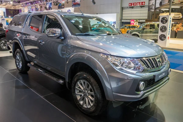 Brussels Januar 2016 Mitsubishi L200 Pickup Auf Der Brüsseler Automobilmesse — Stockfoto