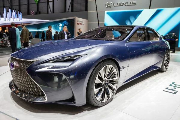 Ginebra Suiza Marzo 2016 Lexus Future Luxury Coupe Concept Car — Foto de Stock