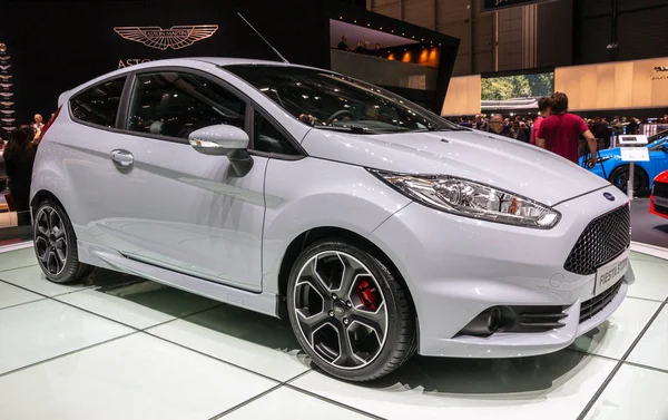 Seat Ibiza FR car showcased at the Brussels Expo Autosalon motor show.  Belgium - January 12, 2016 Stock Photo - Alamy