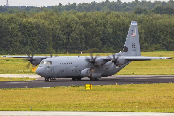 Eindhoven Nederland Sep 2016 Ramstein Gebaseerd Usaf Lockheed 130 Hercules — Stockfoto