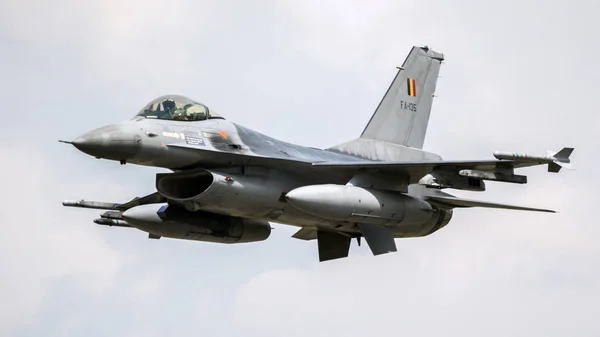 Florennes Βέλγιο Ιον 2017 Βελγική Πολεμική Αεροπορία Γενική Δυναμική F16 — Φωτογραφία Αρχείου