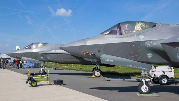 Berlino Germania Apr 2018 Jet Combattimento Air Force Lockheed Martin — Foto Stock