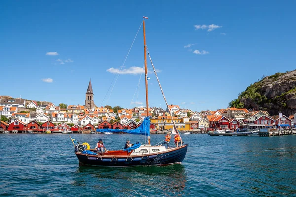 Bohuslan Schweden Juli 2011 Schwedisches Küstendorf Fjallbacka Der Westküste Schwedens — Stockfoto