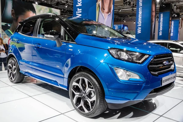 Frankfurt Germany Сентября 2013 Года Новый Автомобиль Ford Ecosport Line — стоковое фото