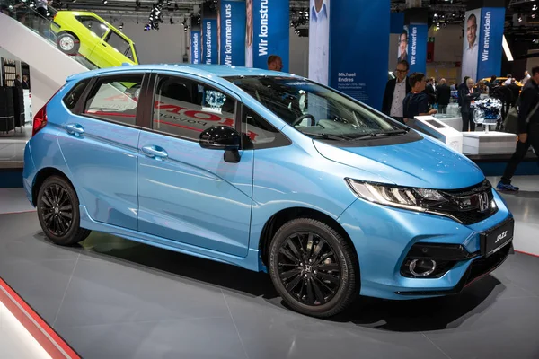 Φρανκφούρτη Γερμανία Σεπ 2013 Αυτοκίνητο Honda Jazz Παρουσιαστεί Στο Iaa — Φωτογραφία Αρχείου