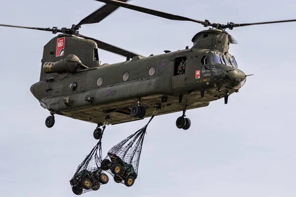 Berlin Apr 2018 British Royal Air Force Boeing 47F Chinook — Stock Photo, Image