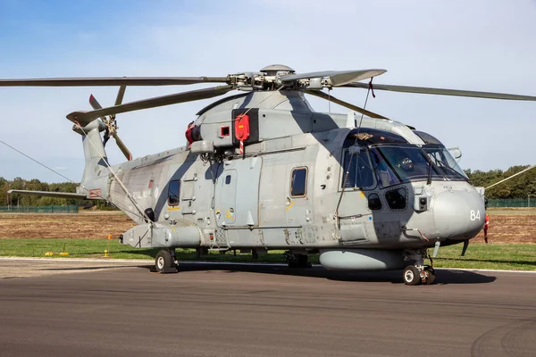 Kleine Brogel Belgium Sep 2018 British Royal Navy Merlin Helicopter — Stock Photo, Image