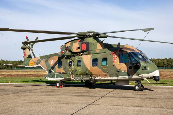 Kleine Brogel Belgium Сентября 2018 Года Вертолет Agustawestland Aw101 Ввс — стоковое фото