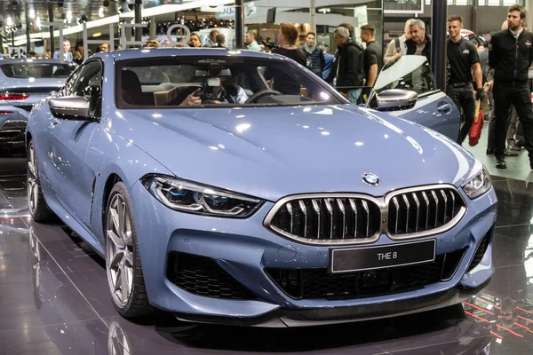 París Octubre 2018 Bmw Series Coupe Deportivo Exhibido Salón Del — Foto de Stock