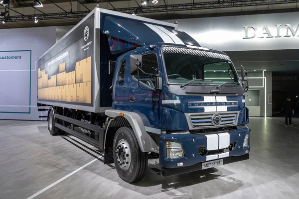 Αννόβερο Γερμανία Σεπ 2018 Mdt Ινδική Bharatbenz 1617R Φορτηγό Εσαία — Φωτογραφία Αρχείου