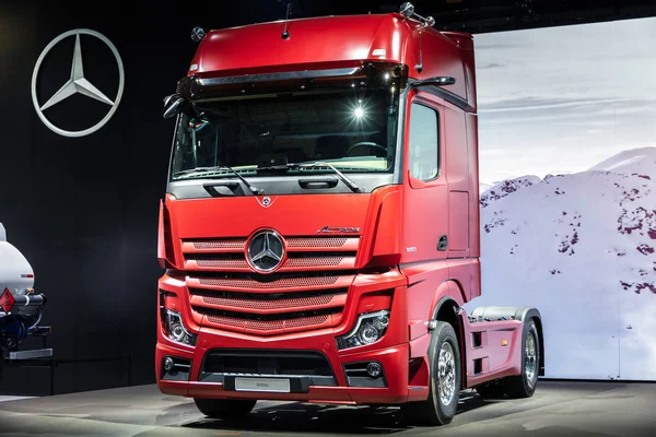 Hannover Duitsland Sep 2018 Nieuwe 2019 Mercedes Actros 1853 Sleeper — Stockfoto