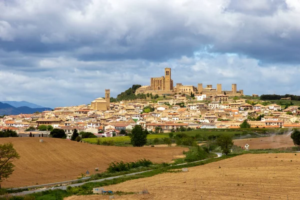 Scenic View Artajona Town Navarre Spain — Stock Photo, Image