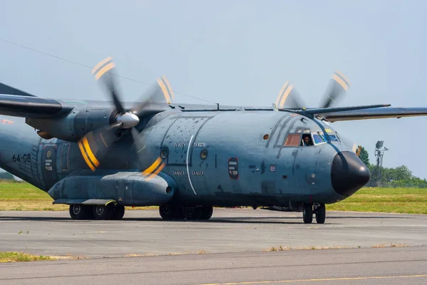 Cambrai France Juni 2010 Transall Propellerflugzeug Der Französischen Luftwaffe Vom — Stockfoto